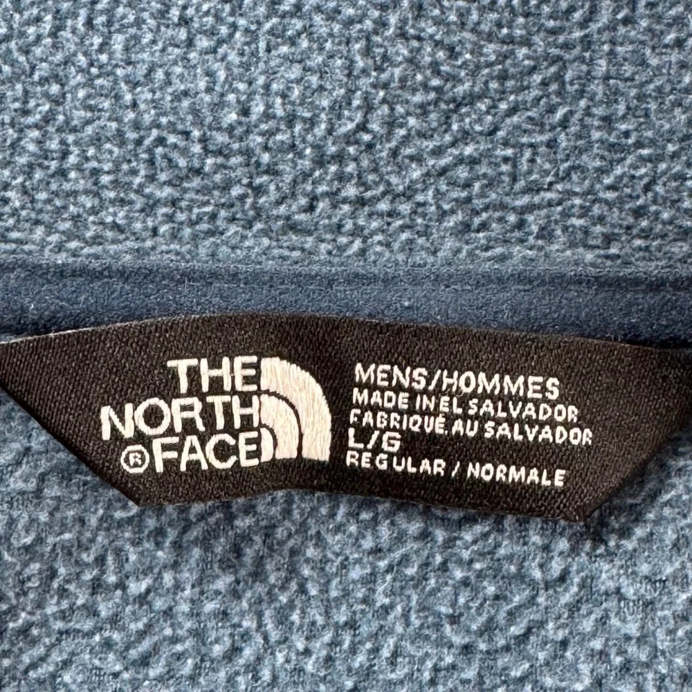 The North Face Men's Size L Blue Quarter Zip Fleece Pullover NF00CP8M1LG